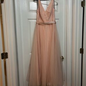 Vera Wang Pink Prom Dress